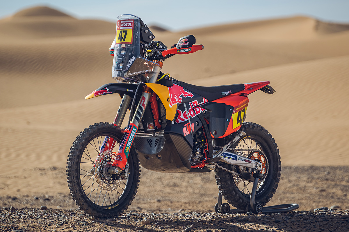 First look: Red Bull KTM Factory Racing bikes and riders heading to Dakar 2024