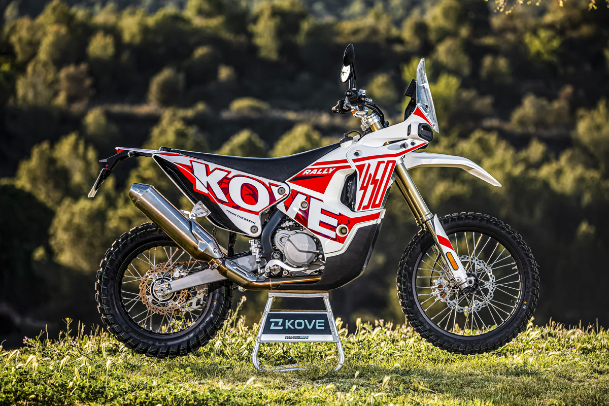 First look: KOVE 450 Rally – under 10K new rally-raid bikes 