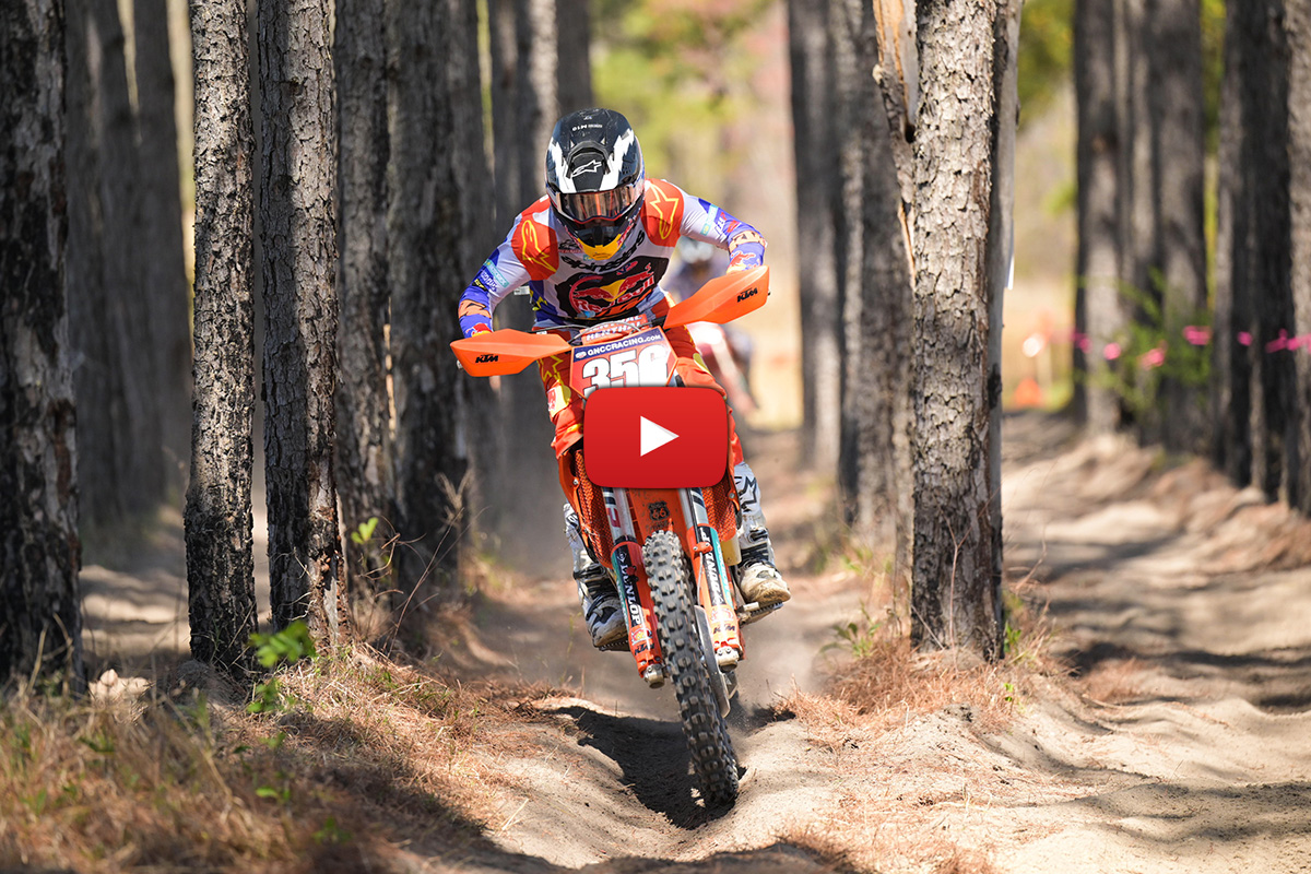2024 Camp Coker GNCC RAW video highlights – Dante Oliveira delivers