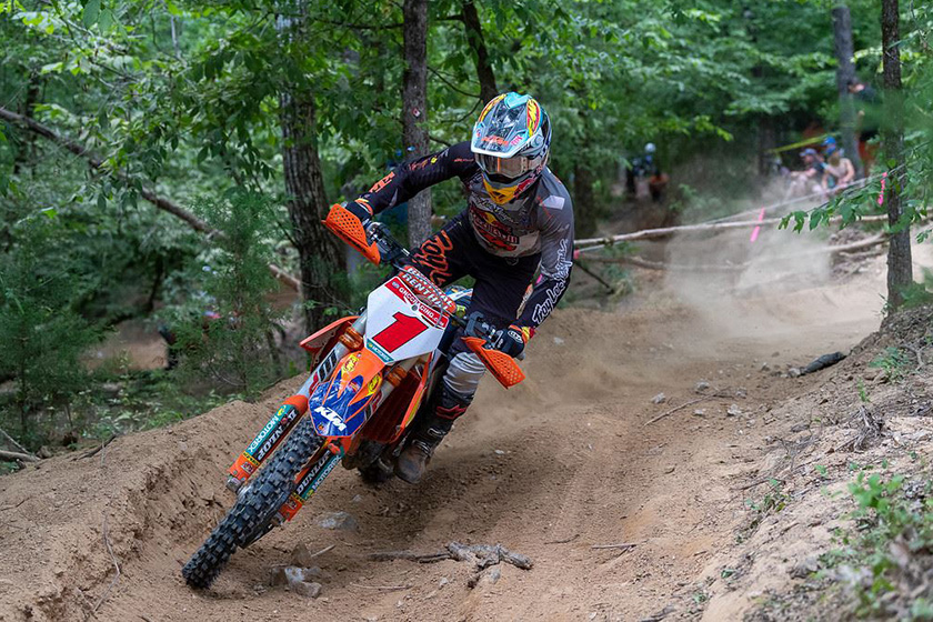 Bulldog GNCC: Kailub Russell “gets lucky” with fourth win of 2020