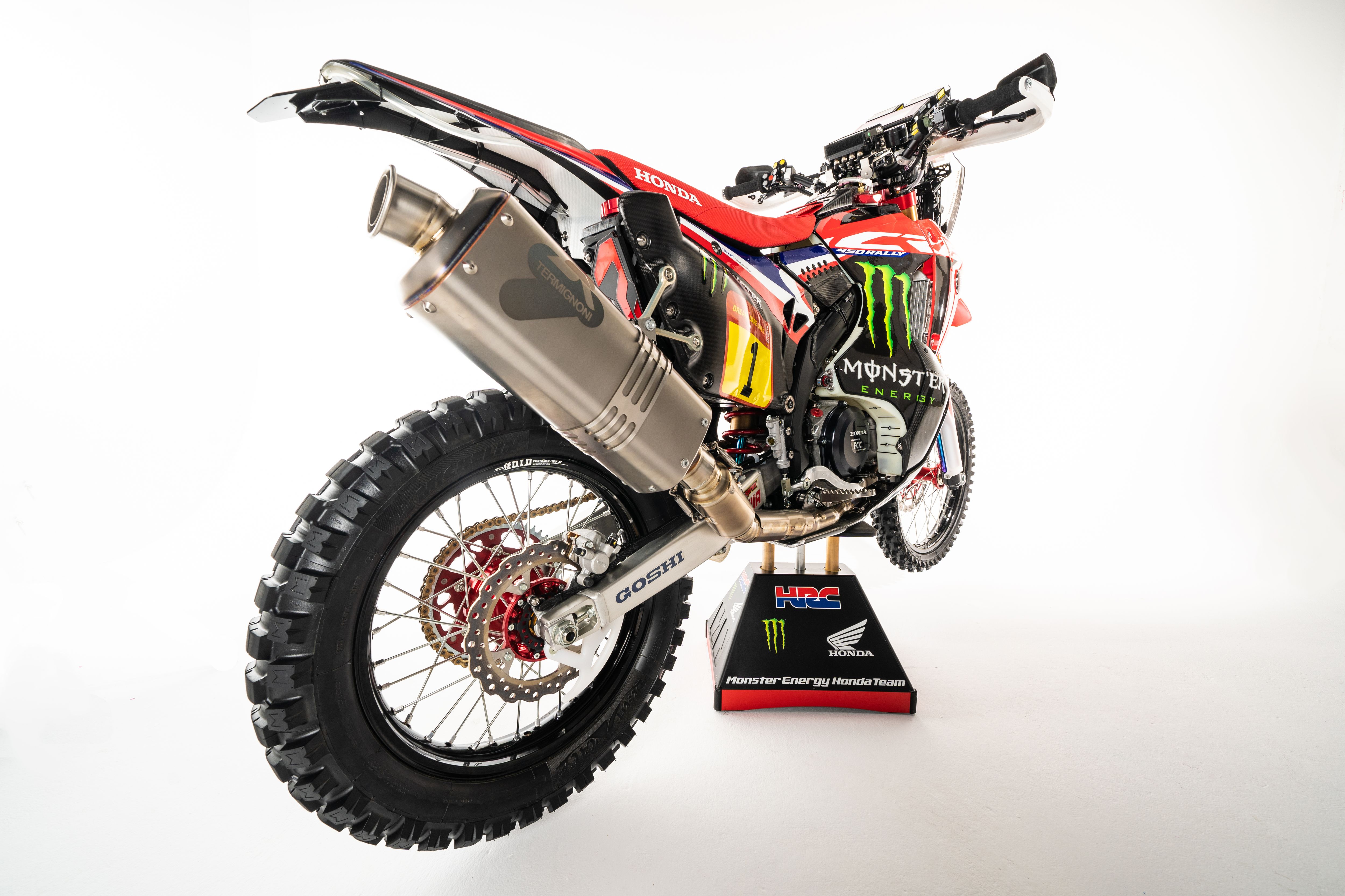 Bikes of the 2021 Dakar Rally. 