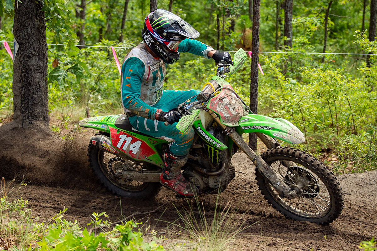 Camp Coker GNCC: Overdue victory for Josh Strang as Russell crashes