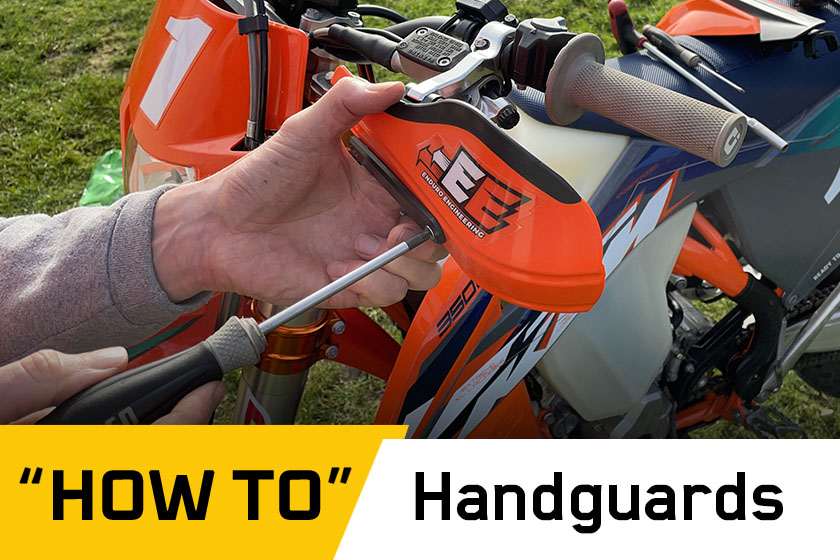 Rally Style 7/8" Handguard Hand Guard Fit KTM 150-500 Dirt Bike