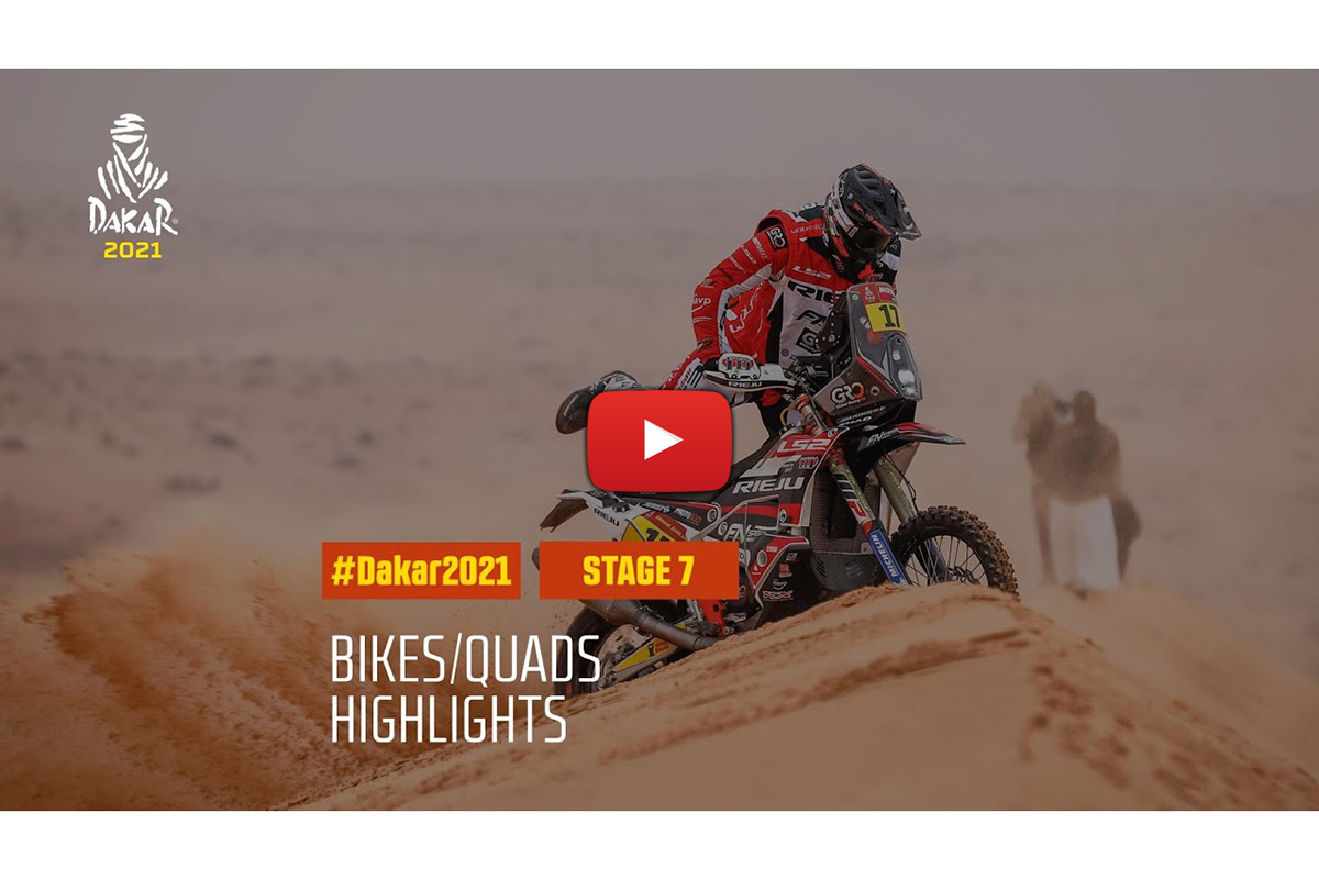 Dakar Rally 2021: “hectic” stage 7 video highlights