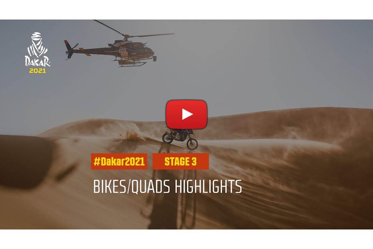 Dakar Rally 2021: video highlights from stage 3