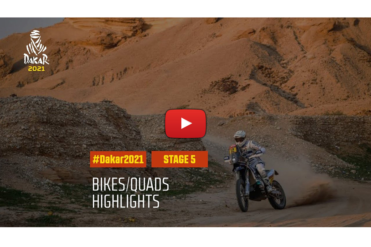 Dakar Rally 2021: stage 5 video highlights