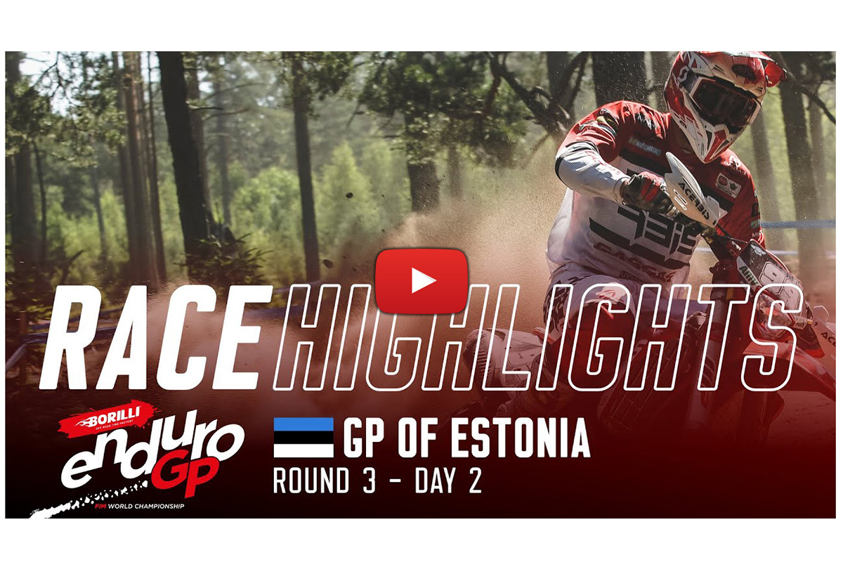 EnduroGP video highlights, action from day 2 in Estonia