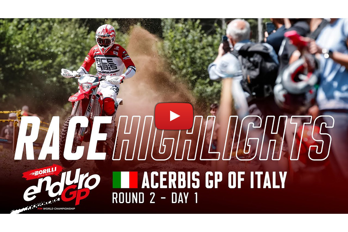 EnduroGP: Italian GP Day 1 video highlights from Edolo