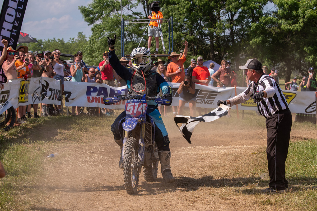 GNCC results: “Sneaky line” brings last lap Mason Dixon win for Baylor