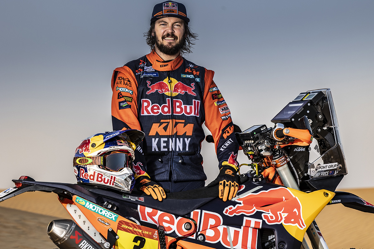 Toby Price signs for two more years with Red Bull KTM Rally team