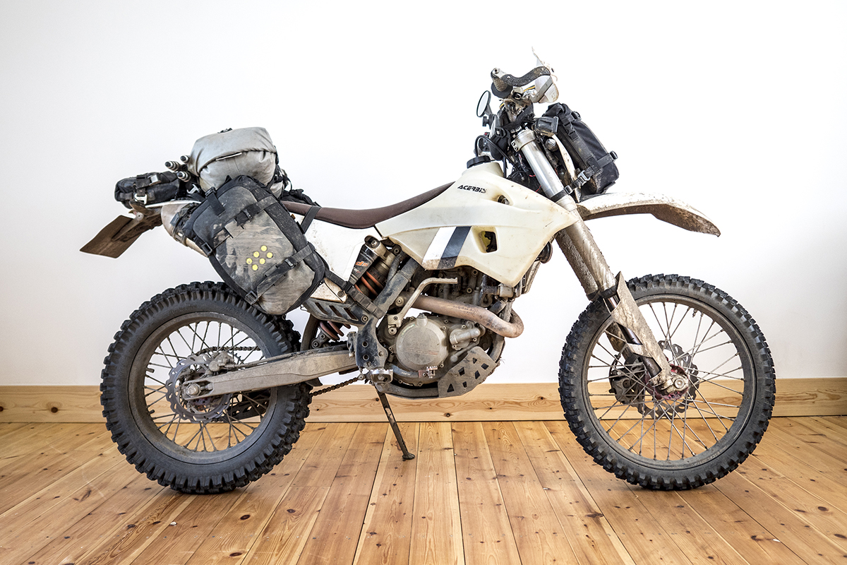 Converting a KTM 450 EXC Enduro bike for Adventure