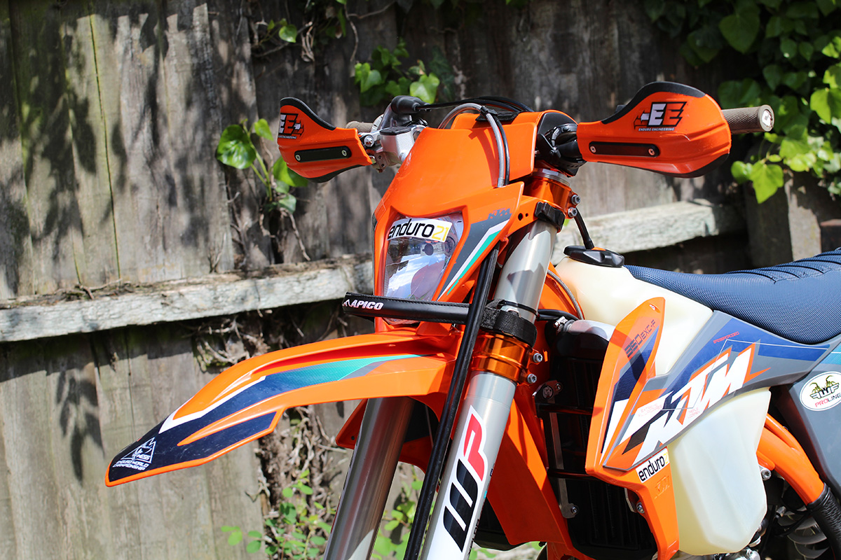Race prep: Enduro21’s KTM 350 EXC-F gets ready for a 3hr Cross-Country 