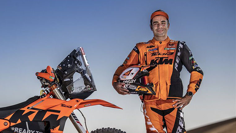 El piloto de MotoGP Danilo Petrucci competirá en el Rally Dakar 2022