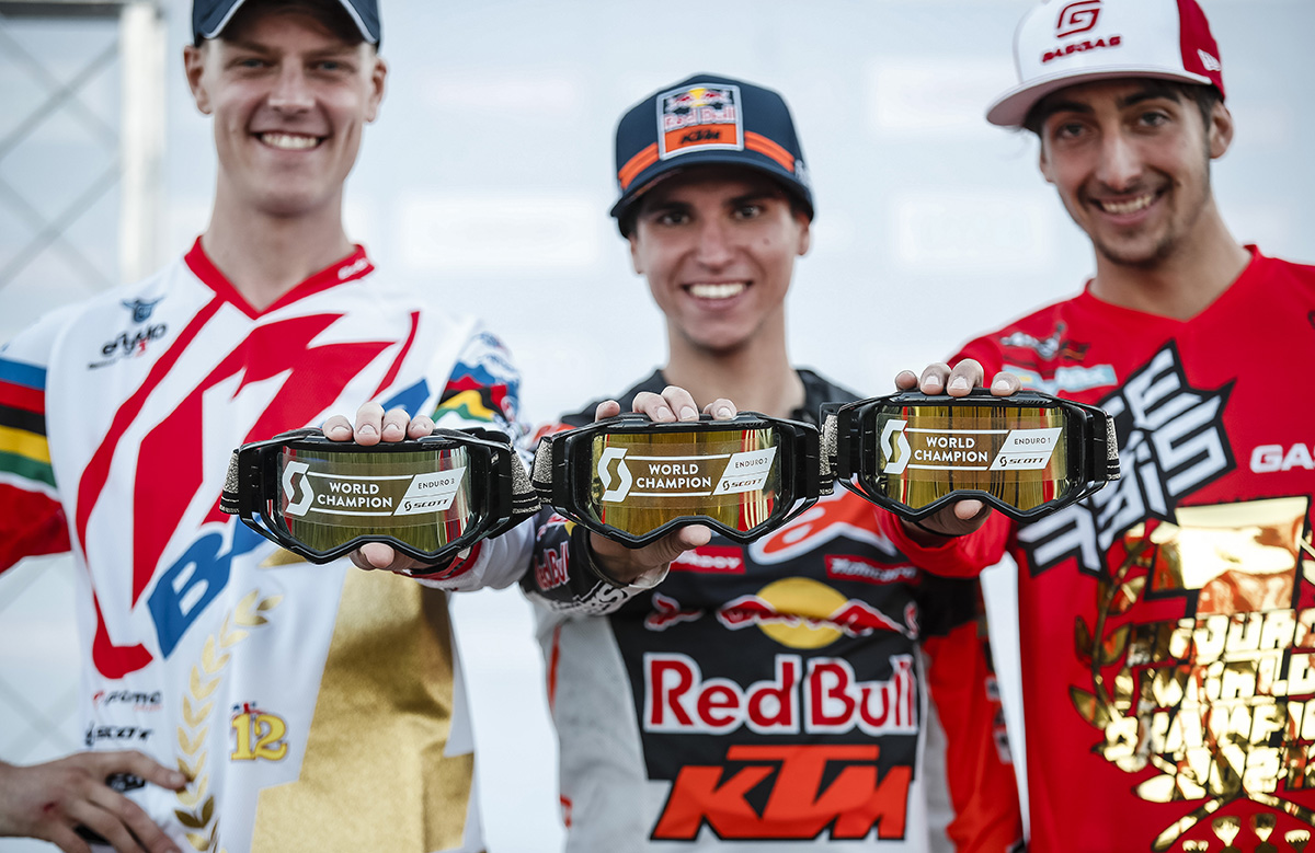 EnduroGP results: Garcia wins on day 1 in France – E1, E2 and E3 World Champions crowned