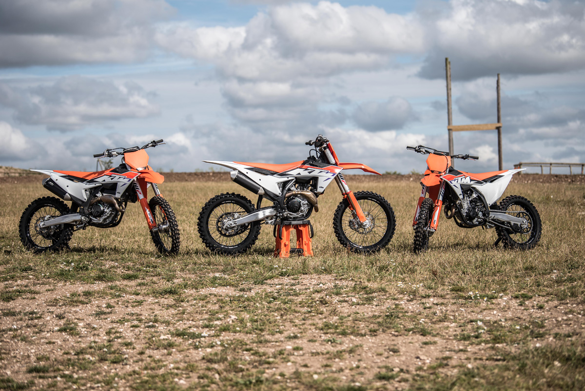 KTM abre as reservas das motocicletas off-road SX e EXC 2023