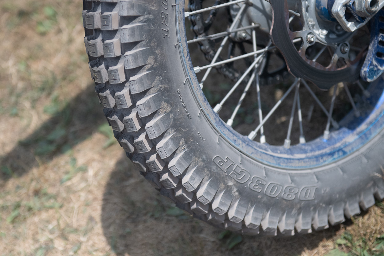 Quick look: using trials tyres in enduro? It works for Steward Baylor...