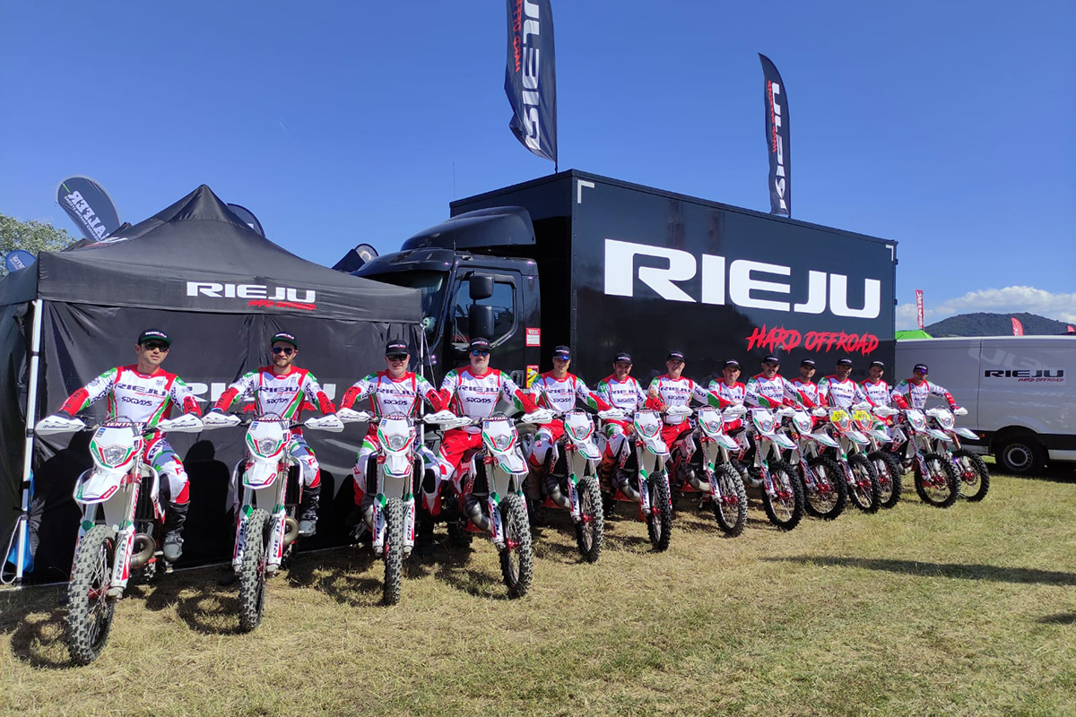 2022 ISDE bike rental and assistance packages announced by Rieju