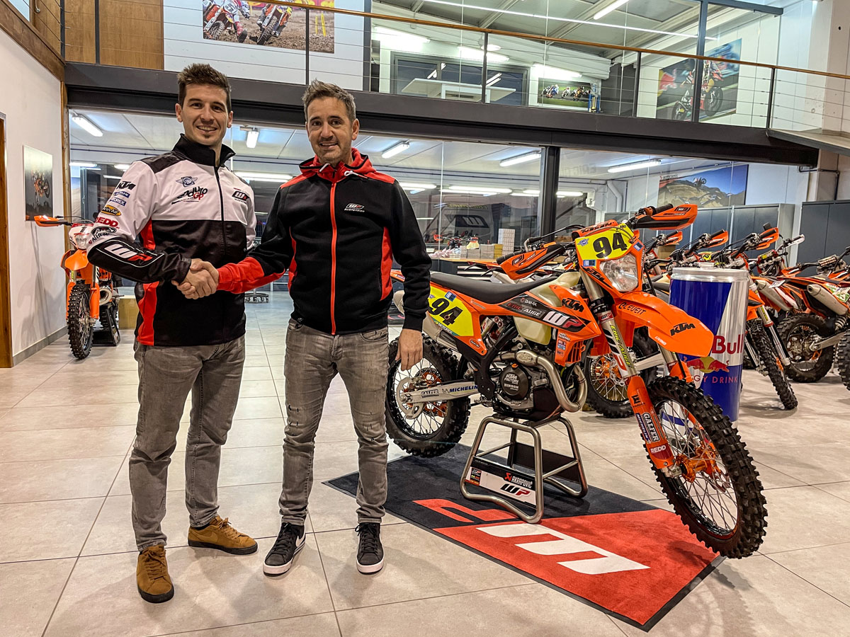 Jaume Betriu continues with WP Eric Auge on the big 500 in EnduroGP