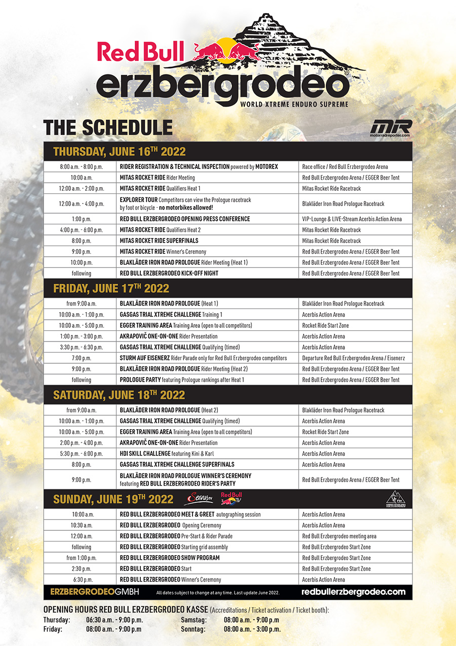 erzbergrodeo_schedule_2022