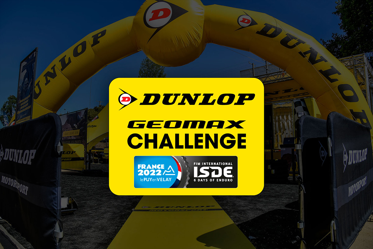 oppervlakkig Onleesbaar Gevlekt ISDE 2022: Dunlop Geomax Challenge competition