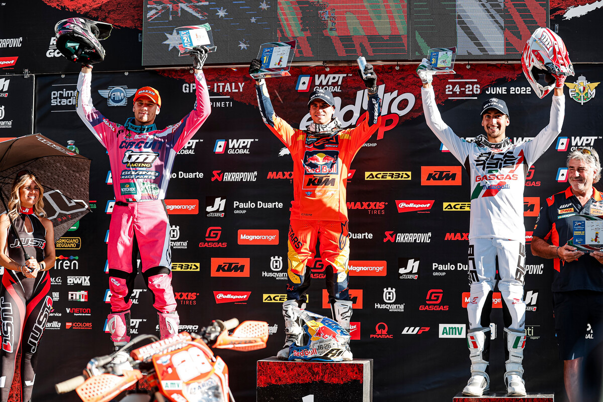 2022 EnduroGP results: Garcia and Ruprecht dominate day one in Italy  