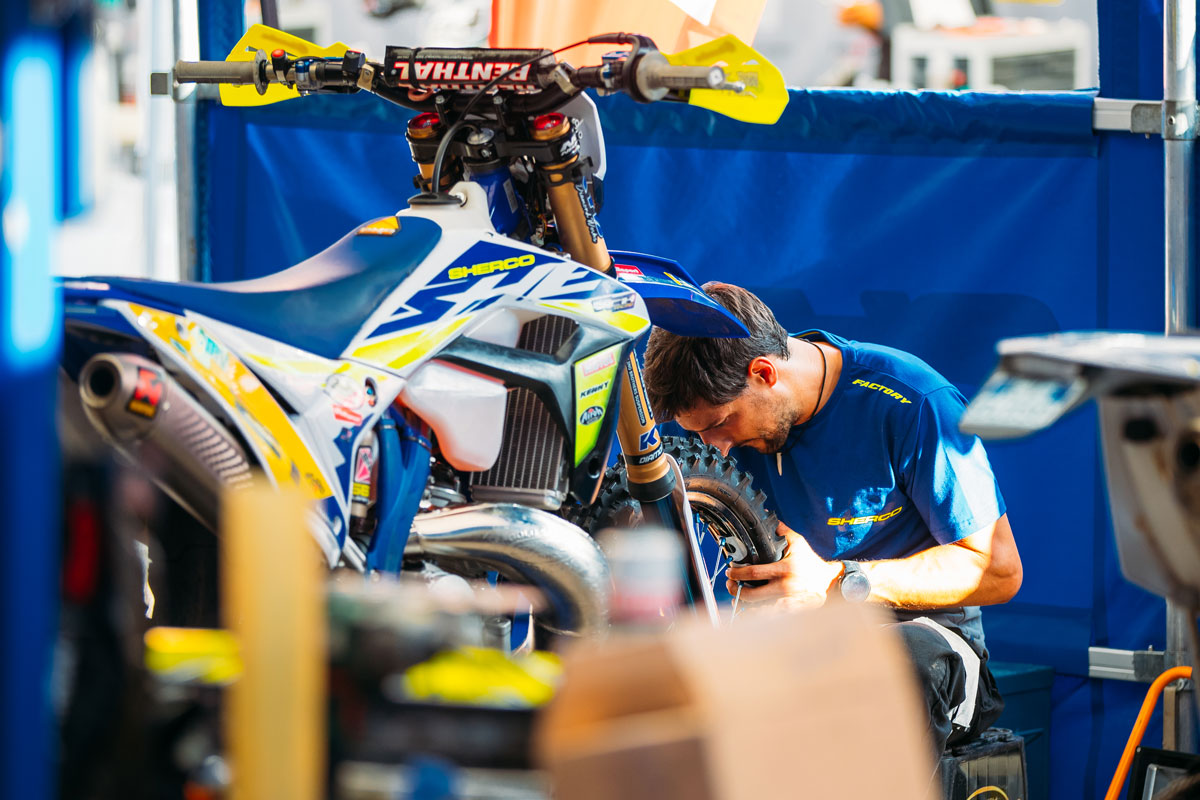 2022 ISDE assistance and rental packages from Sherco