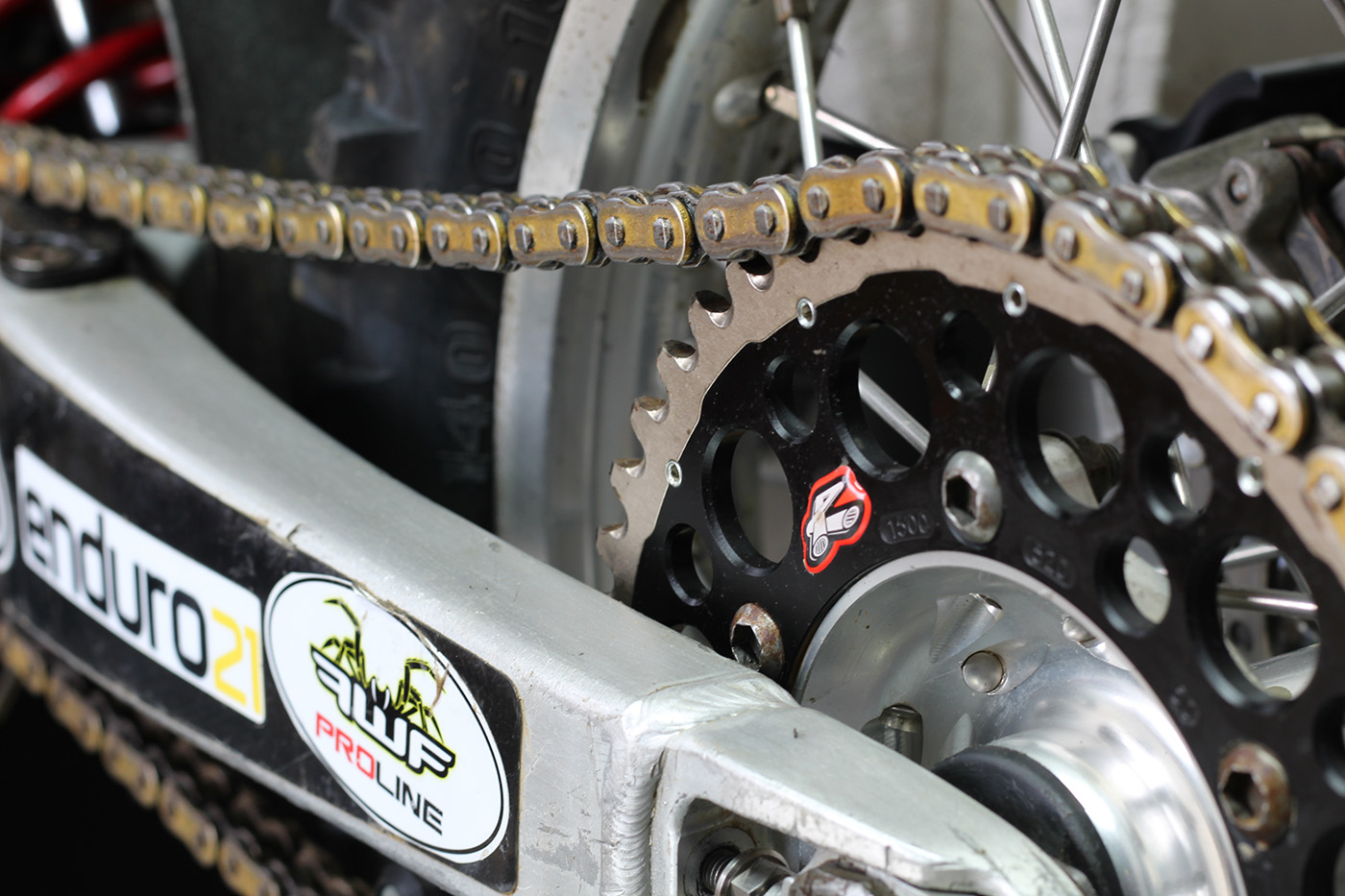 Chain wax leaves chain and sprocket nasty every ride. Normal or is