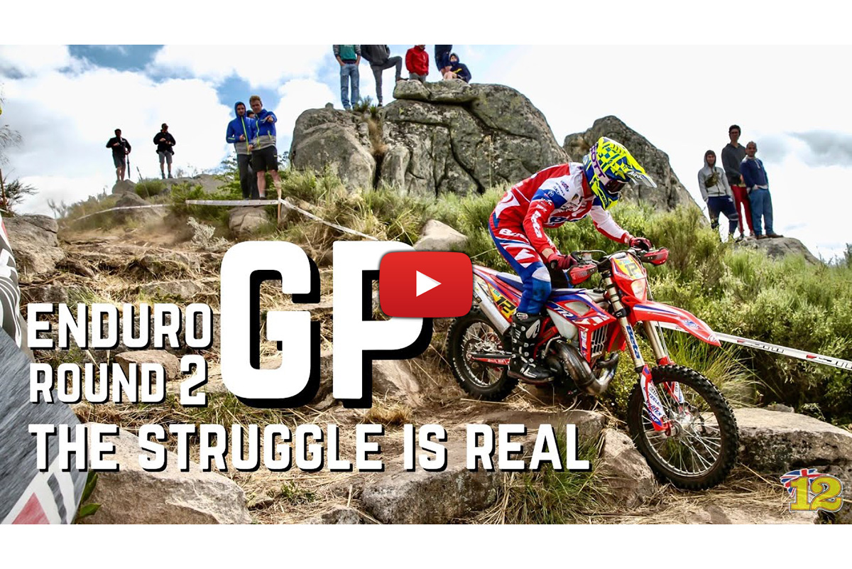Brad Freeman EnduroGP vlog – changing tyres with a busted hand!