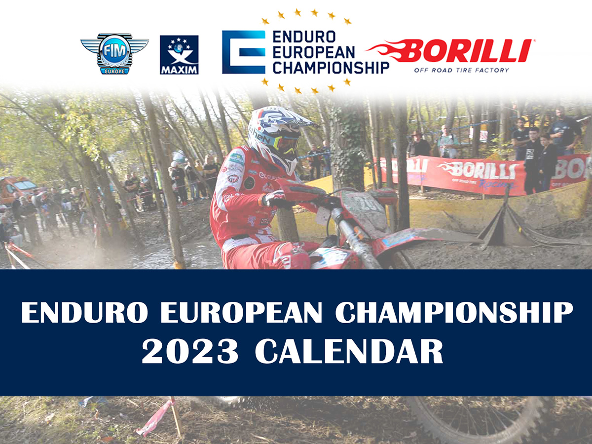 Calendario para el Campeonato de Europa de Enduro 2023