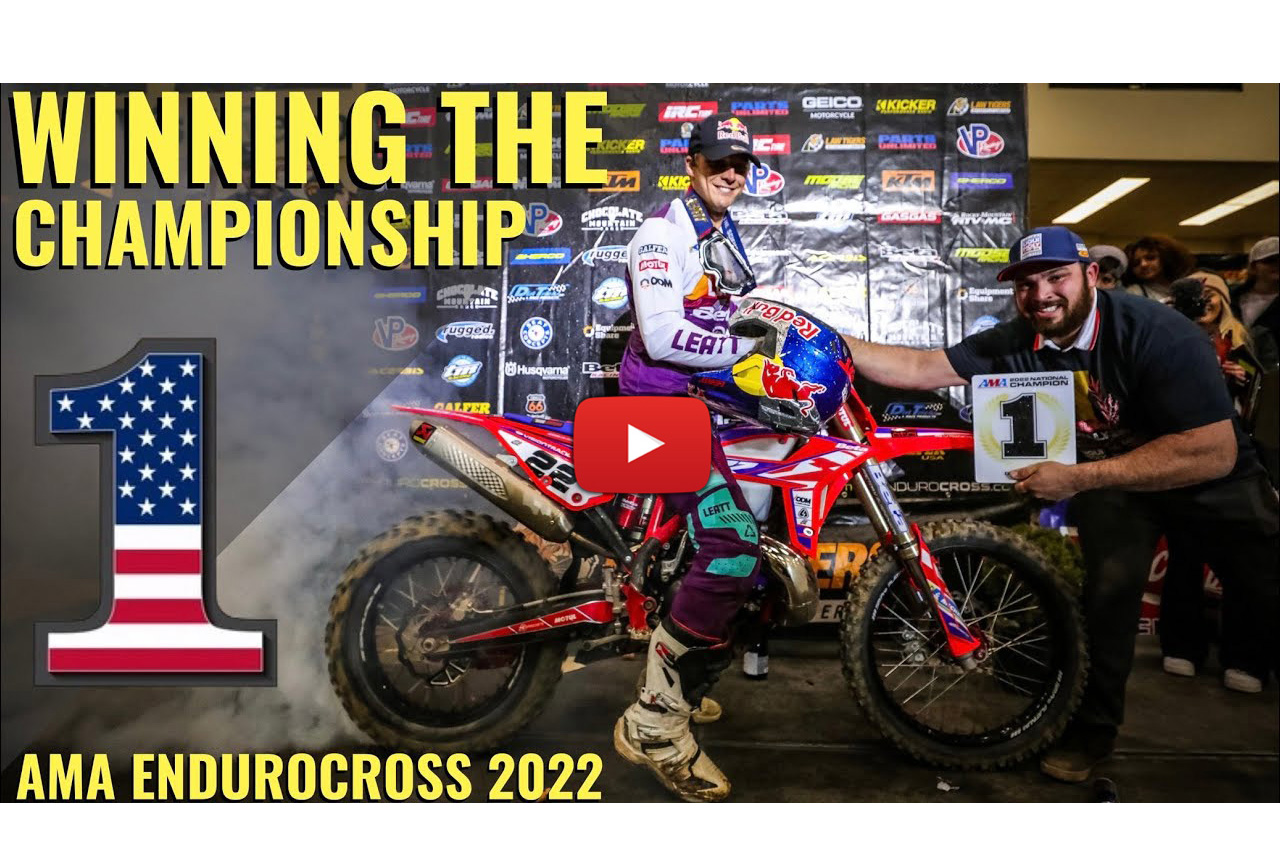 Jonny Walker’s vlog – 2022 EnduroCross Championship winning ride
