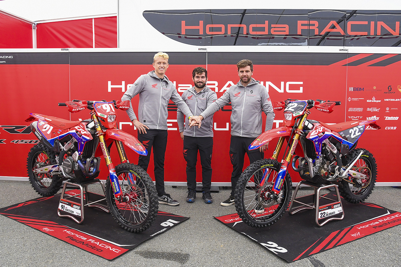 Watson and Oldrati renew contracts with Honda RedMoto – “the goal is the podium and victory in every GP”