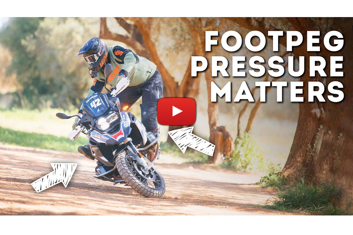Ever wondered why footpeg pressure matters for off-road?