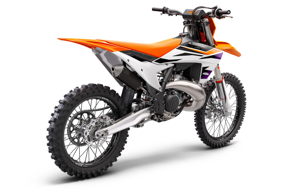 First look 2024 KTM Motocross range new suspension and graphics