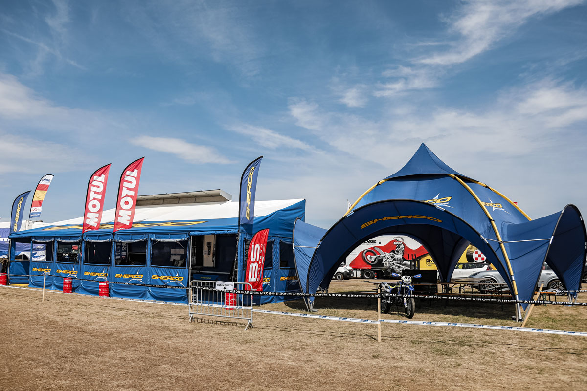 2023 ISDE Sherco bike rental and assistance packages for Argentina