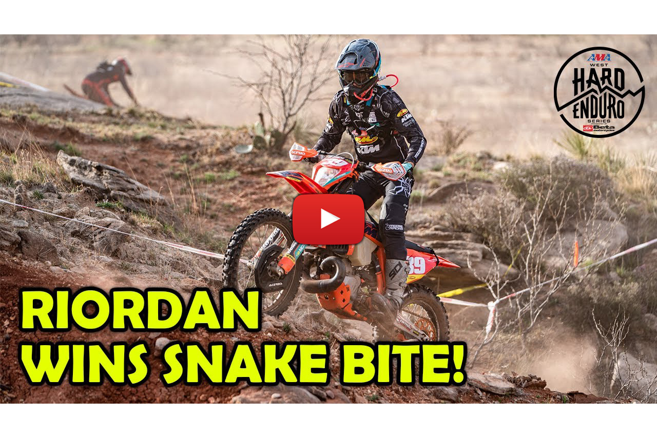 US Hard Enduro: Resumen Snake Bite – ‘onboards’, serpientes y caídas aparatosas