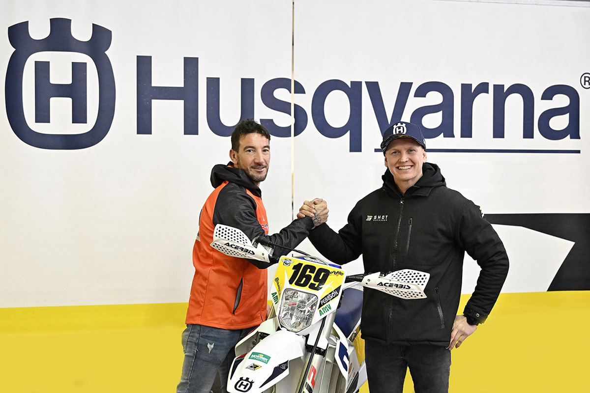 Mikael Persson regresa a los mandos de una Husqvarna FE 250 en el próximo Mundial de EnduroGP 2023