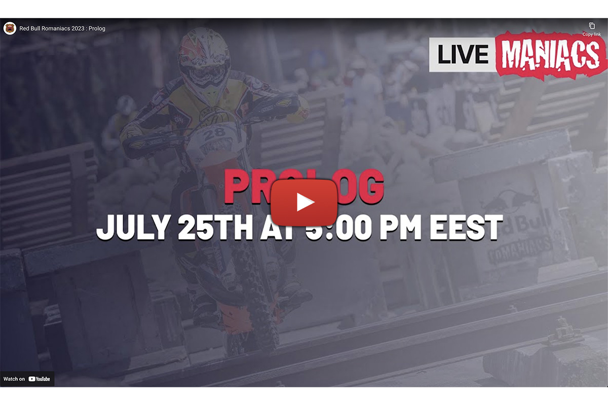 Watch 2023 Red Bull Romaniacs Prologue Finals Live Here