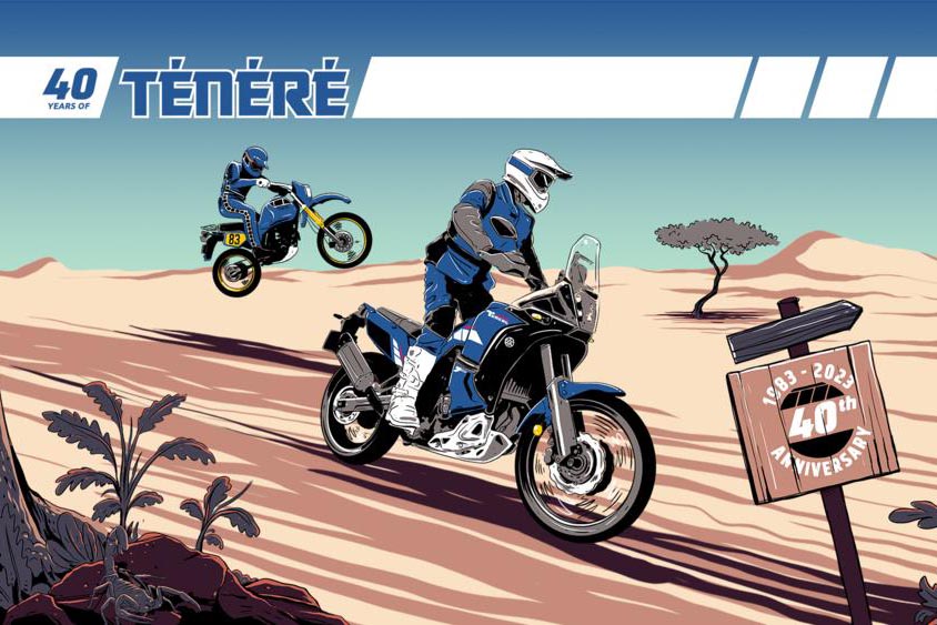  Yamaha celebra el 40 aniversario de la Ténéré con un tour europeo