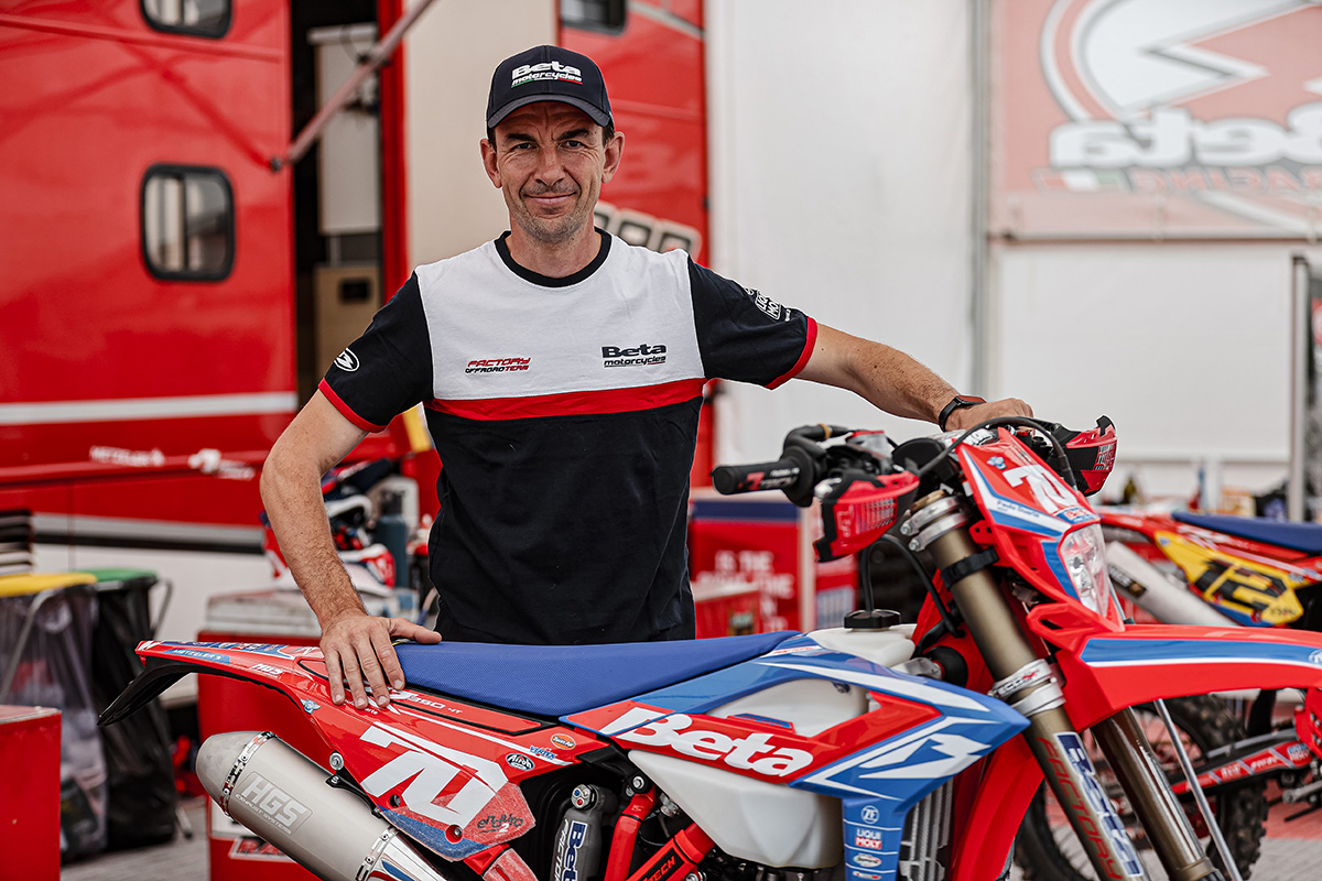 5 minutes… Beta Racing Team Manager Fabrizio Dini talks ISDE, Brad’s injuries and rider conflict