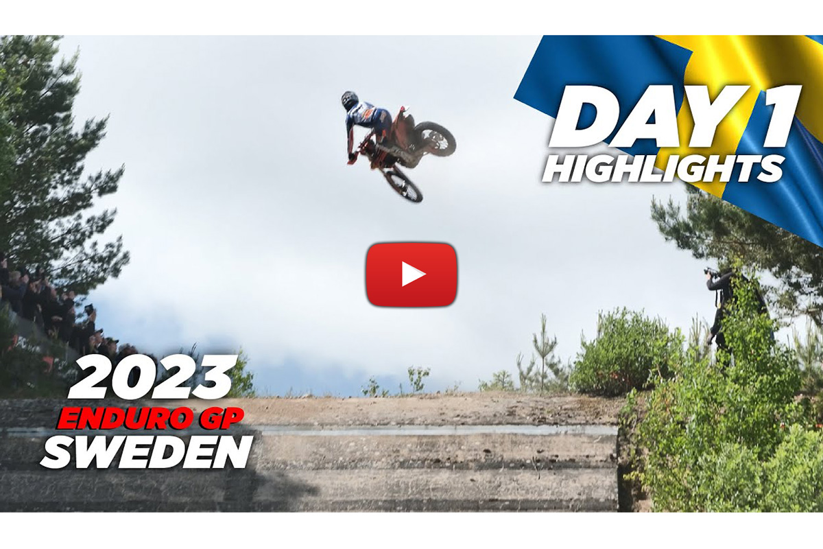 EnduroGP of Sweden: Day 1 RAW highlights – high speed, hard-pack and big air 