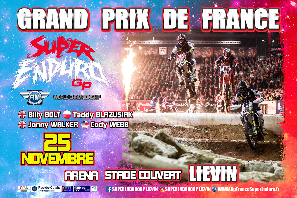 2024 SuperEnduro French GP tickets on sale – Rnd1 close to home for Bolt fans