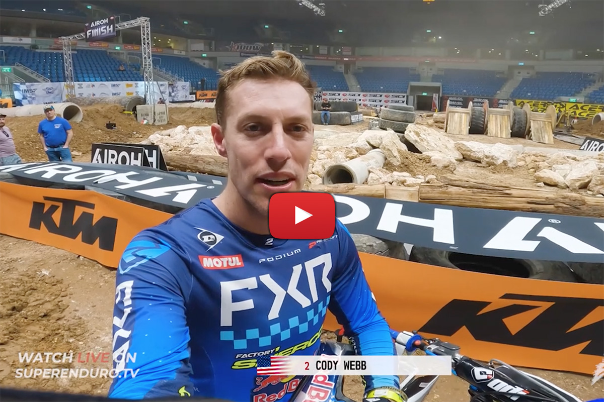 2023 SuperEnduro round 4 track preview – Jerusalem onboard with Cody Webb