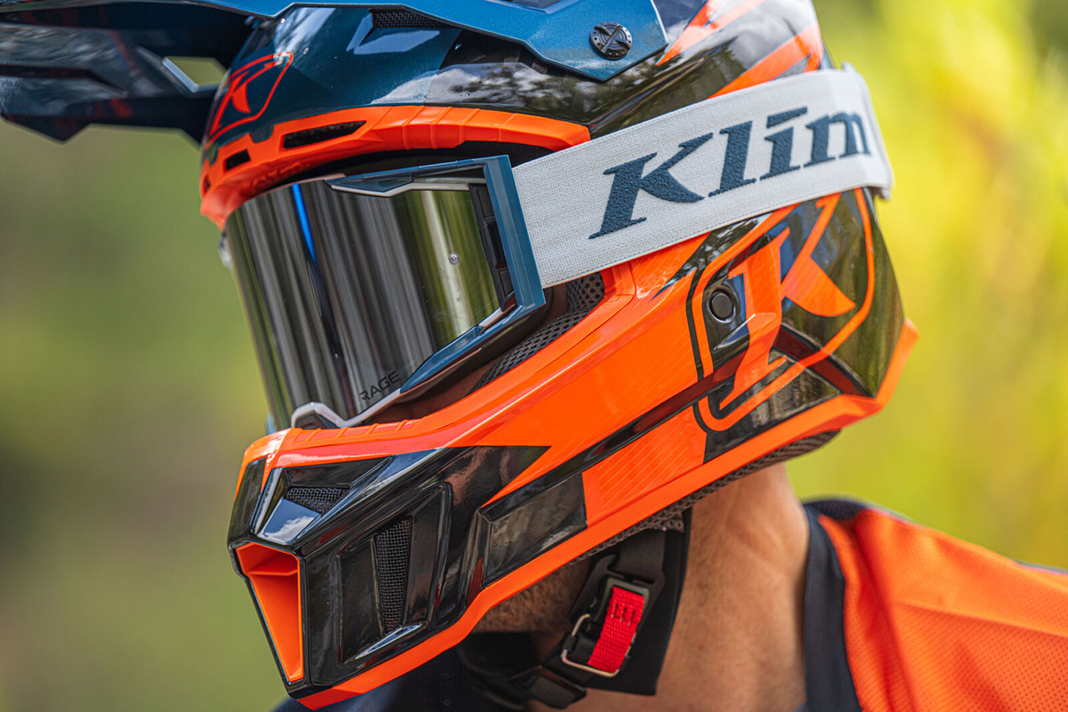 First look: KLIM quick-release off-road Rage Goggles and F3 Pro Carbon helmet