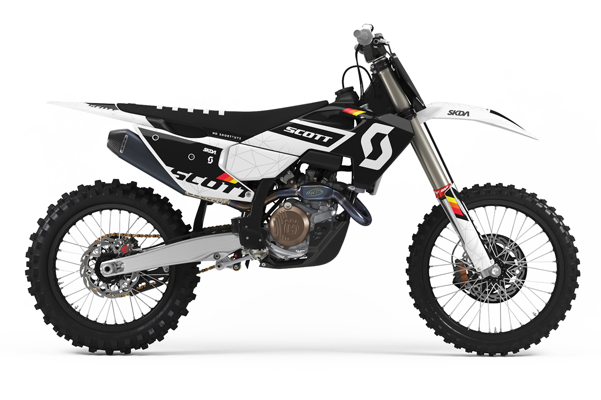 Quick look: SCOTT X SKDA dirt bike graphics kits