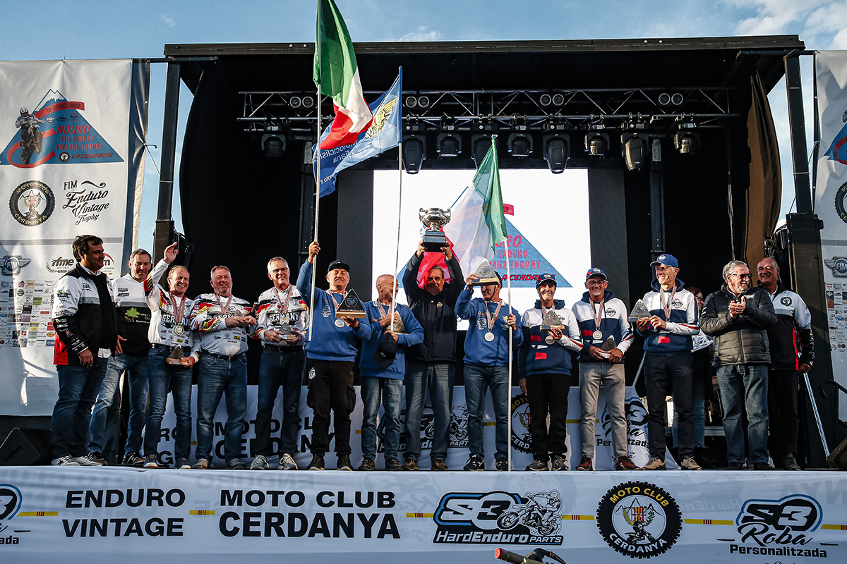 2023 FIM Enduro Vintage Trophy: Italy retain Veterans Trophy Team title