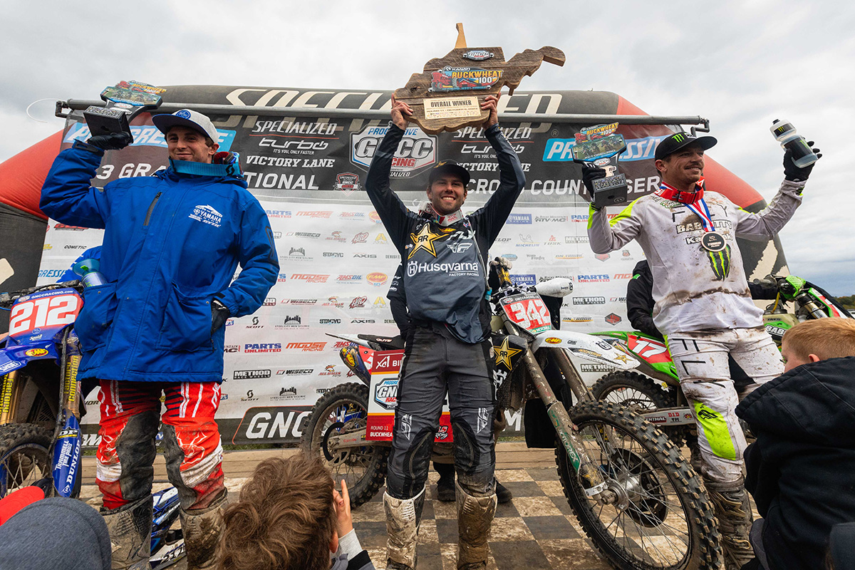 Buckwheat 100 GNCC: Dramatic penultimate round as Delong wins and Baylor suffers