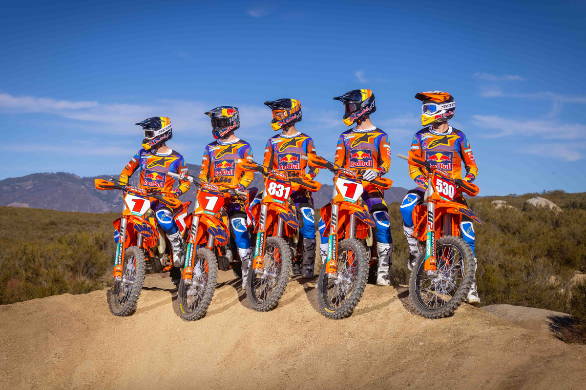 KTM USA’s Factory Racing Team unchanged for 2025 season