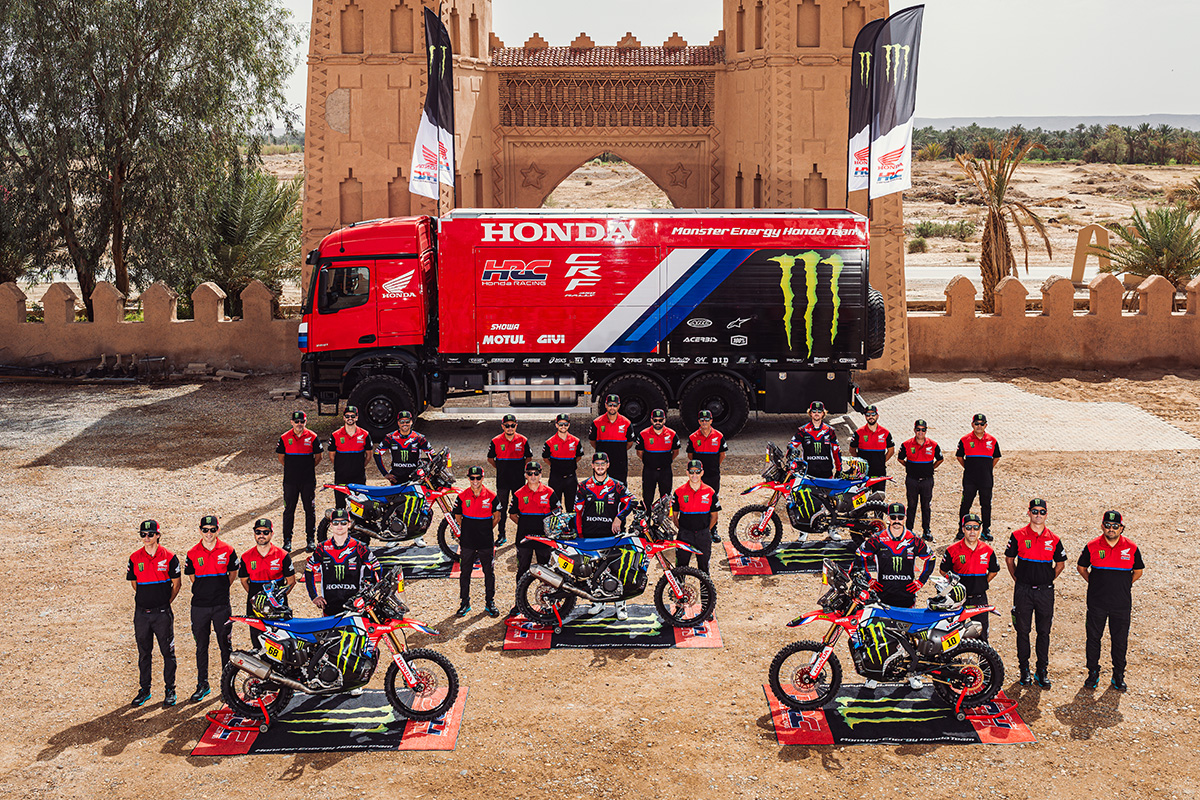 Monster Energy Honda 2025 Dakar Rally Team Confirmed