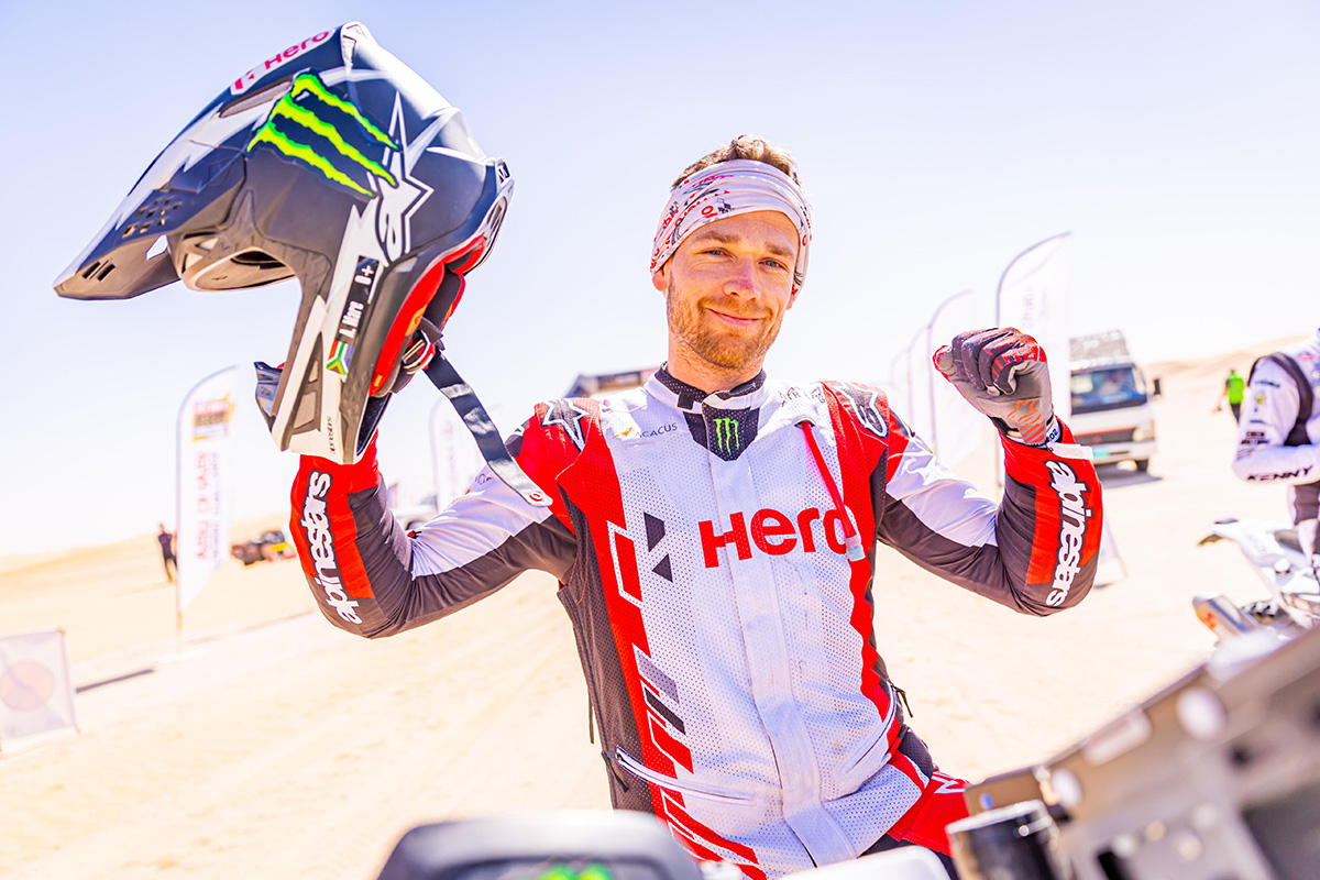 Abu Dhabi Desert Challenge: un suplente del Hero Motosports capitaliza todo el protagonismo de la segunda prueba del W2RC 