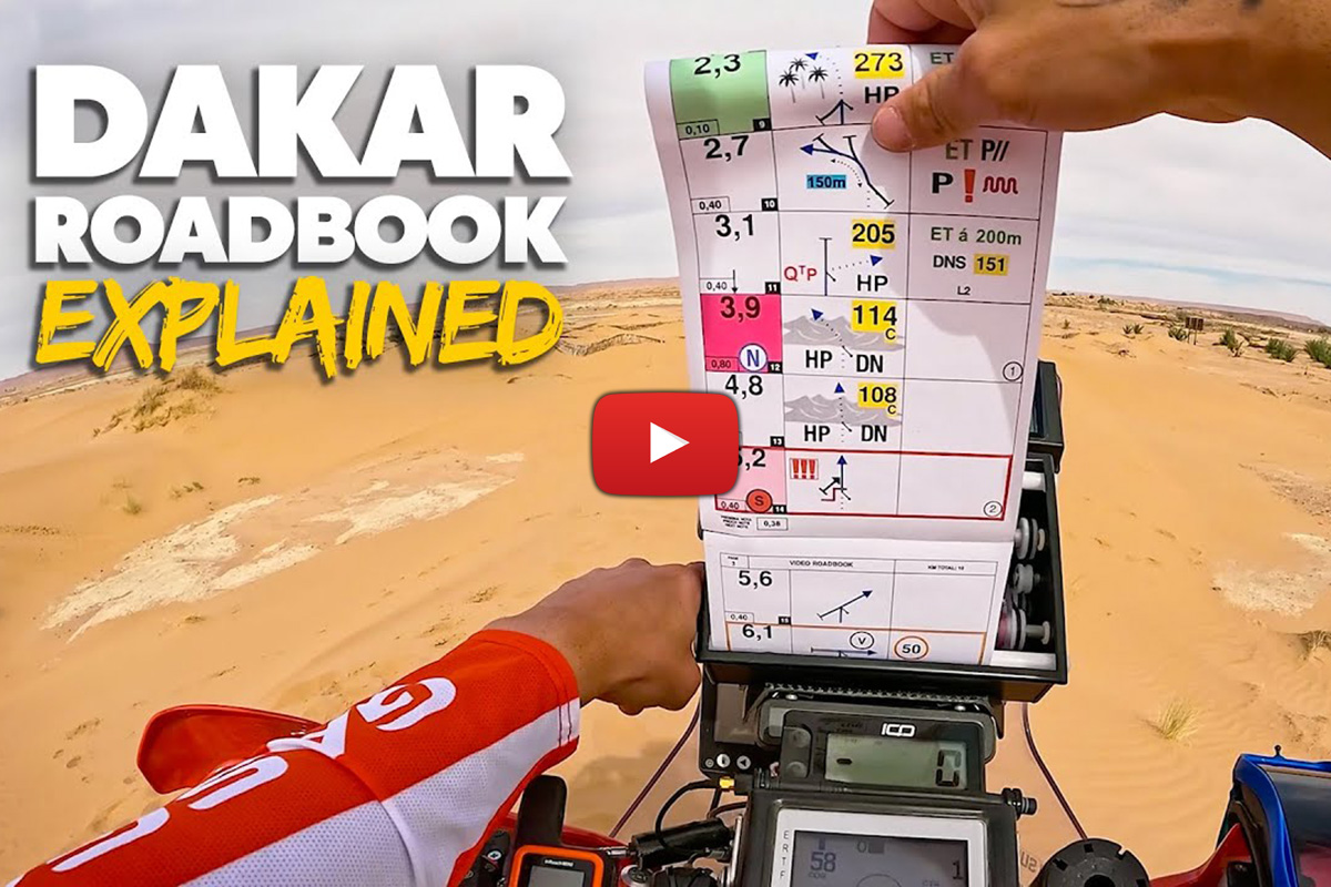 Cómo funciona: El roadbook del Rally Dakar explicado por Sam Sunderland